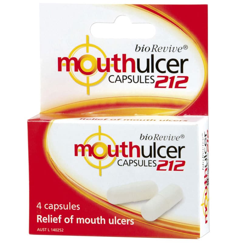Buy Mouth Ulcer 212 Capsules 4 Pack Online at Chemist Warehouse®