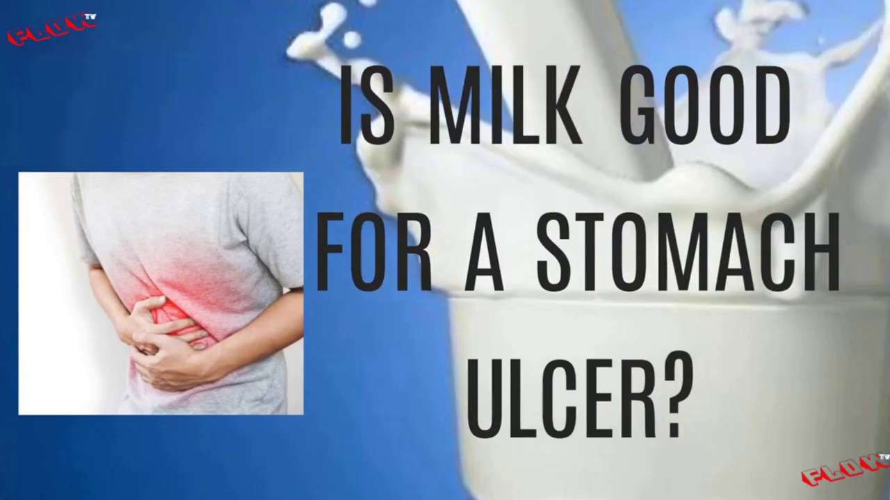 Is milk good for a stomach ulcer?