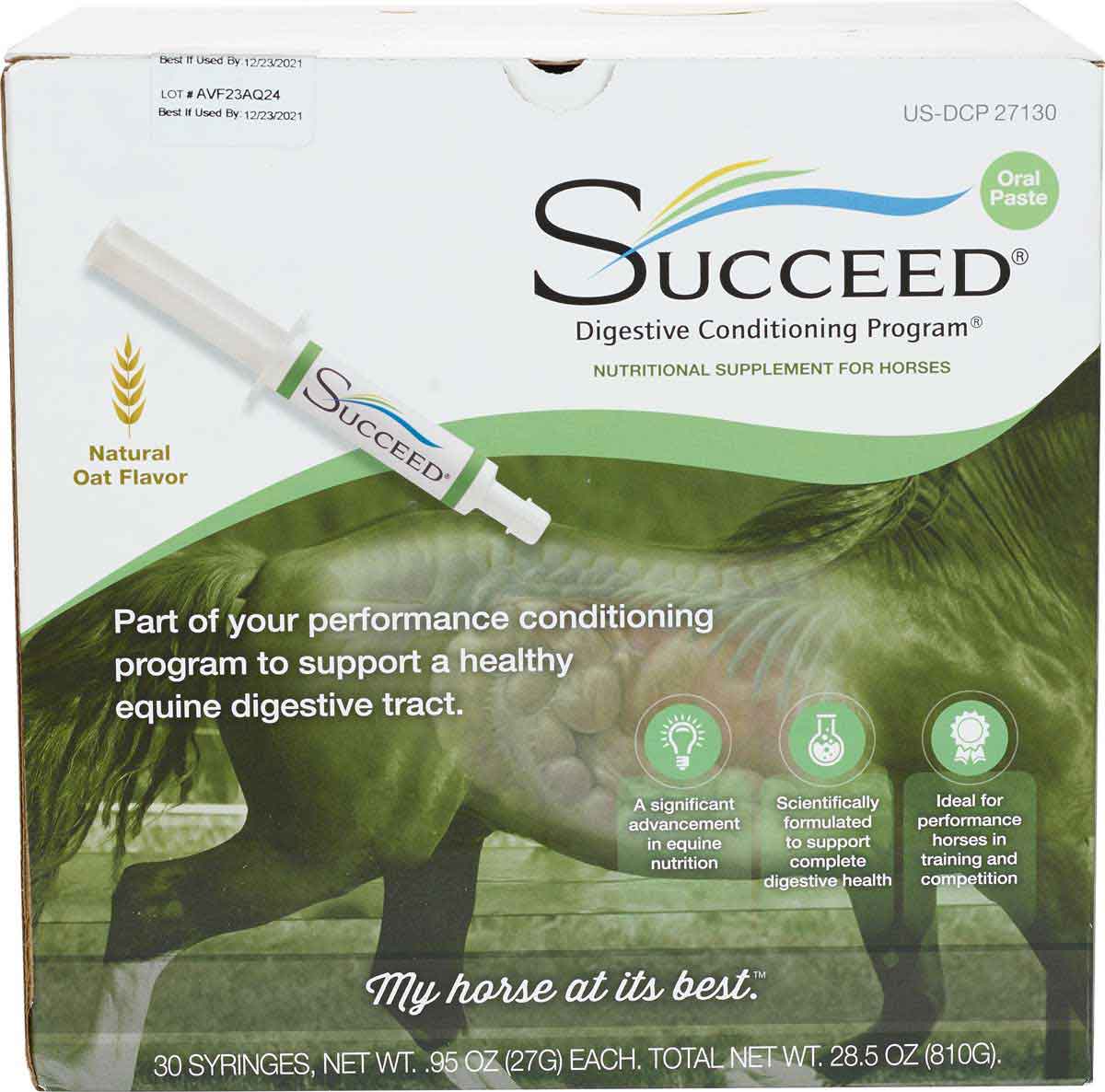 Succeed Digestive Conditioning Paste for Horses Freedom ...